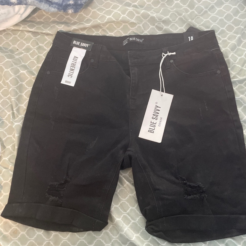 Blue savvy shorts